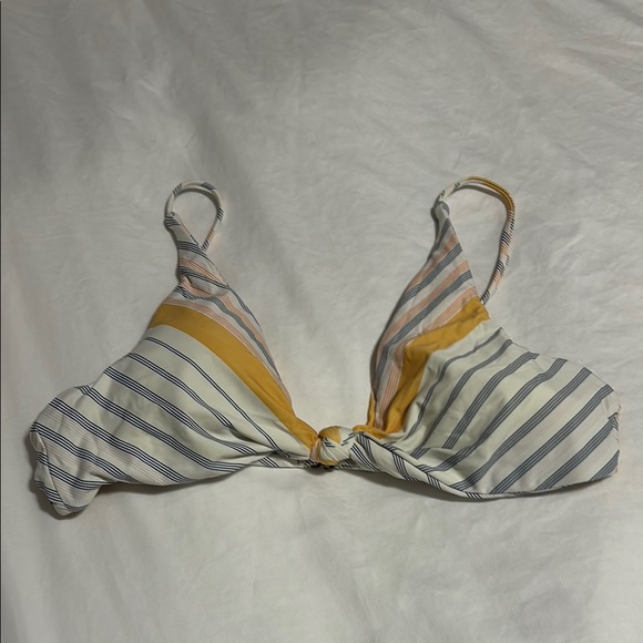 Striped Multicolor Women's O’Neill Bikini Top - Picture 1 of 3